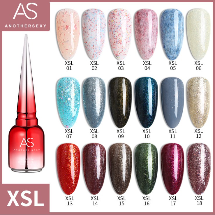 Sơn gel AS RED | Mã XSL | Nhũ Cát Lông
