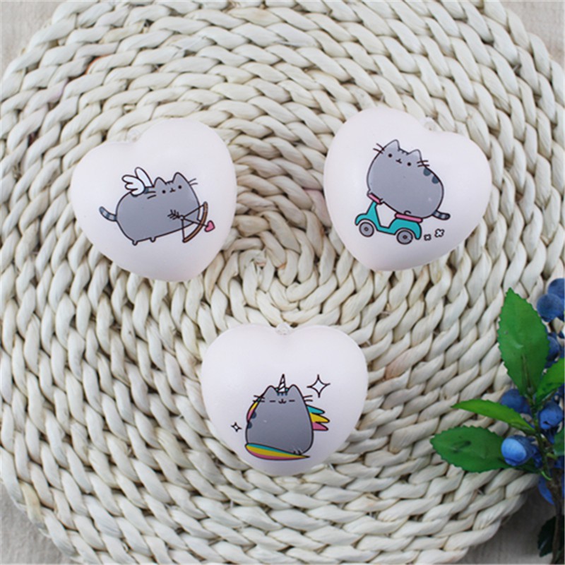 [Mã TOYDEC hoàn 20K xu đơn 50K] Đồ Chơi Nắn Bóp Đàn Hồi Giảm Stress Hình Mèo Pusheen Đáng Yêu