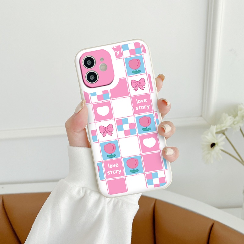 Ốp iphone - Ốp lưng iphone cạnh vuông viền camera love story dành cho ip 6 đến 14promax - g60