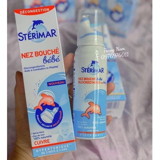 Xịt muối biển Sterimar Nose Hygiene Baby 50ml