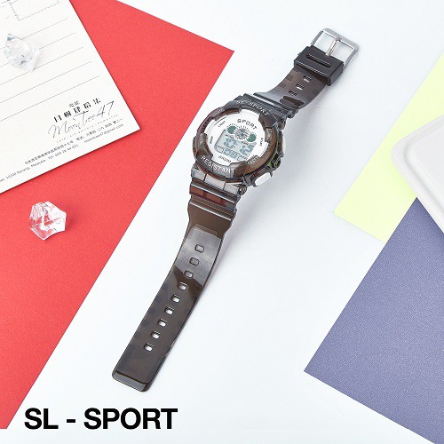 Siêu chống nước-Đồng Hồ Nam SL SPORT Thể Thao FULL BOX cao cấp dây cao su đúc đặc chống nước TUYỆT ĐỐI siêu bền