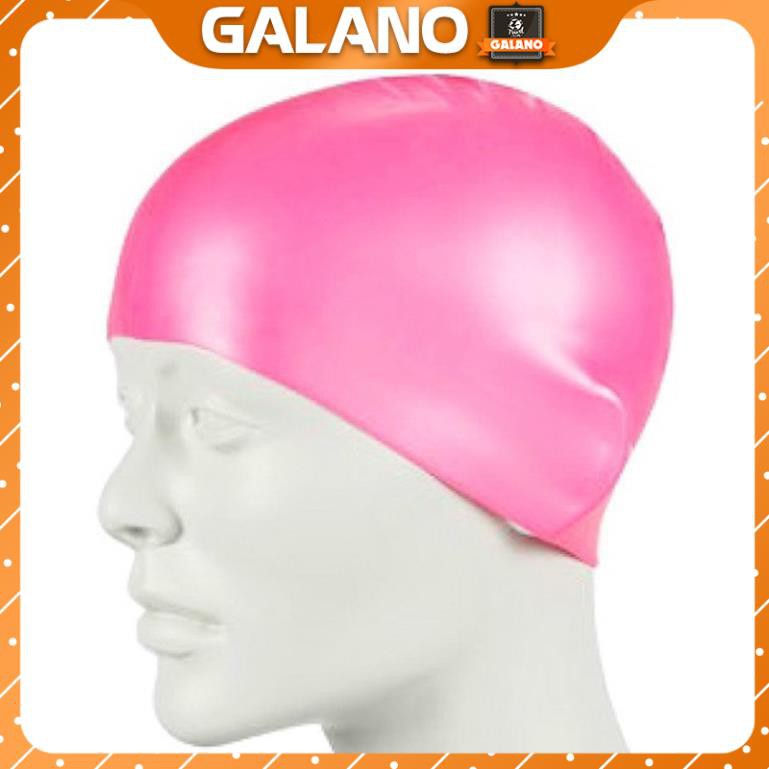 Mũ bơi silicon GALANO unisex trùm kín đầu chống nước cho người lớn bơi lội an toàn SS-001159