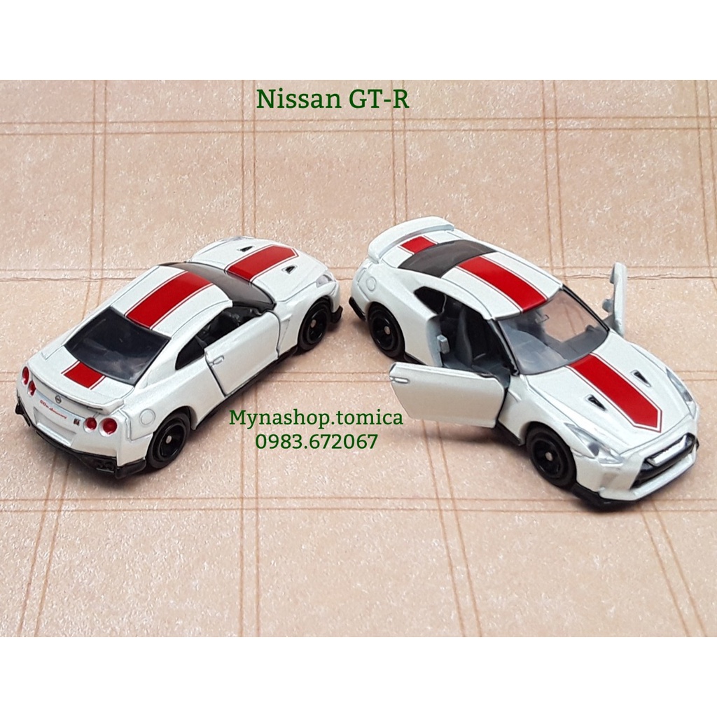Đồ chơi mô hình tĩnh xe tomica không hộp, Nissan GT-R