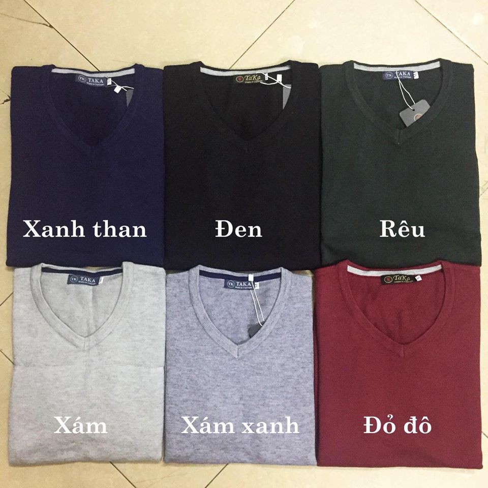 Áo len nam cổ tim lông cừu nhiều màu ABABA, áo len cổ V chất len dệt kim dày dặn, mềm mịn, giữ ấm cơ thể tốt- ABA_TIMCUU