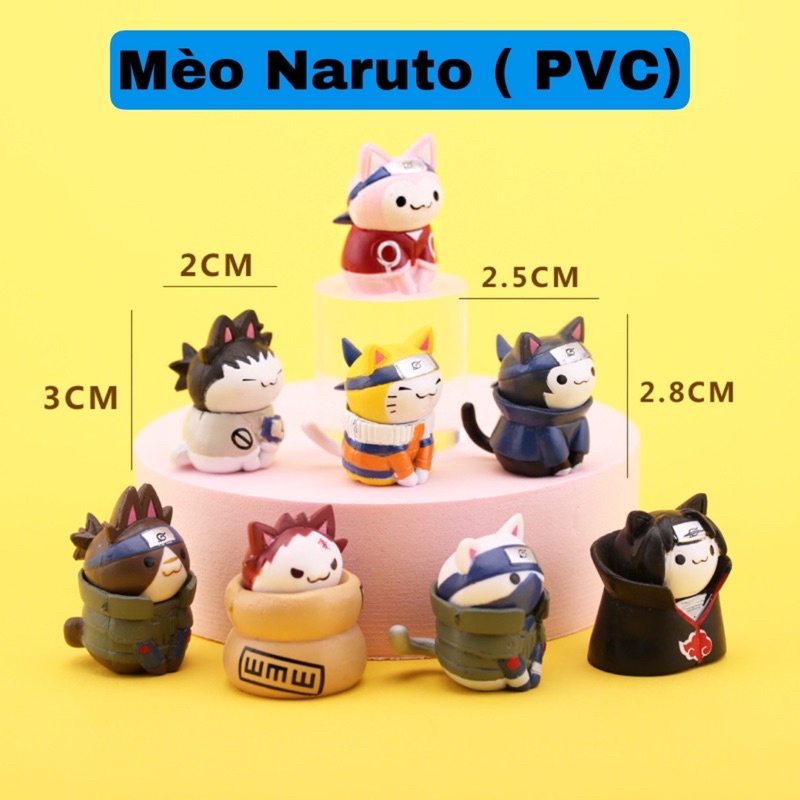 Trang trí ô tô mèo Naruto