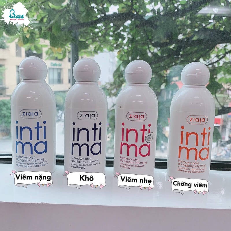 Dung dịch vệ sinh phụ nữ inti.ma cam, hồng, xanh 200ml/500ml