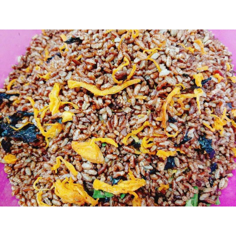 hủ pet-300gr gạo lức rong biển mix khô gà