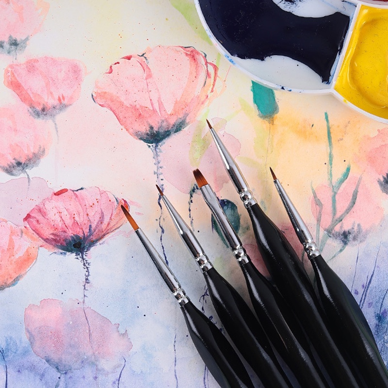 Set 15 Cọ Vẽ Màu Nước Chuyên Nghiệp