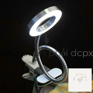 Đèn Led Mini Kẹp Bàn Làm Phun Xăm, Nail, Nối Mi , 2 Chế Độ Sáng