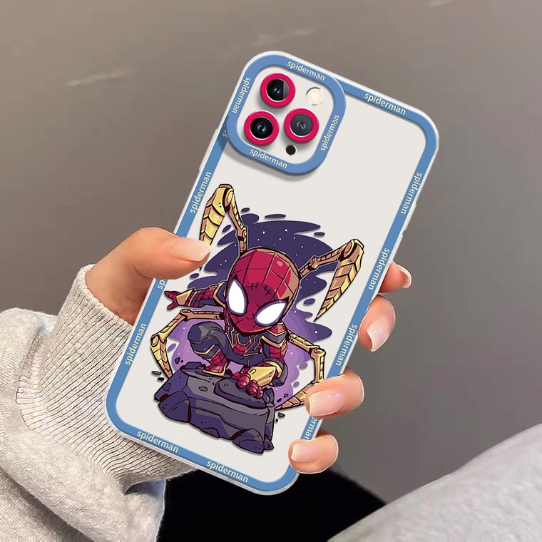 Ốp Điện Thoại Silicon TPU Mềm Trong Suốt Họa Tiết Hoạt Hình Cho IPhone 14 13 12 11 Pro MAX Mini 6S 7 8 Plus X XS XR