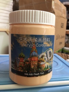 Màu Acrylic 3D vẽ tường 500ml