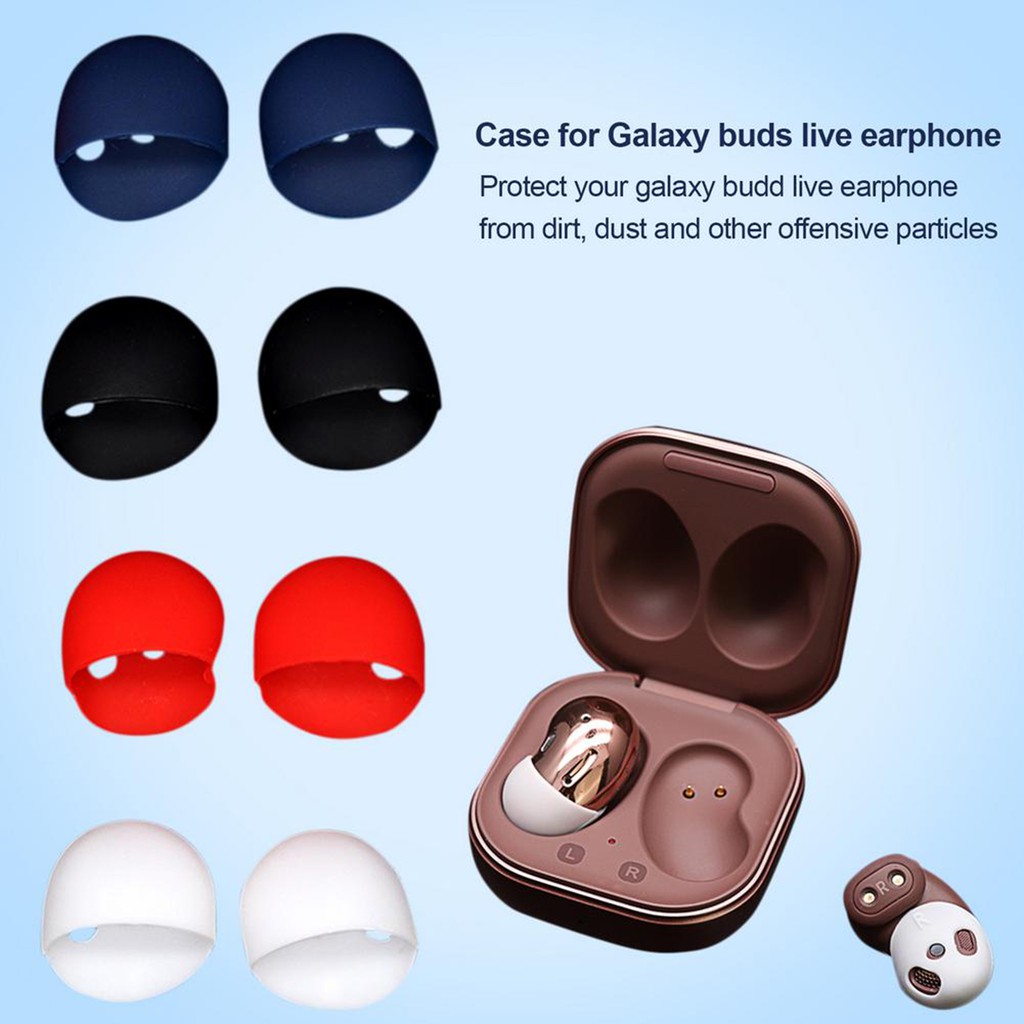 1 Cặp Nút Silicon Bọc Đầu Tai Nghe Không Dây Samsung Galaxy Buds Live