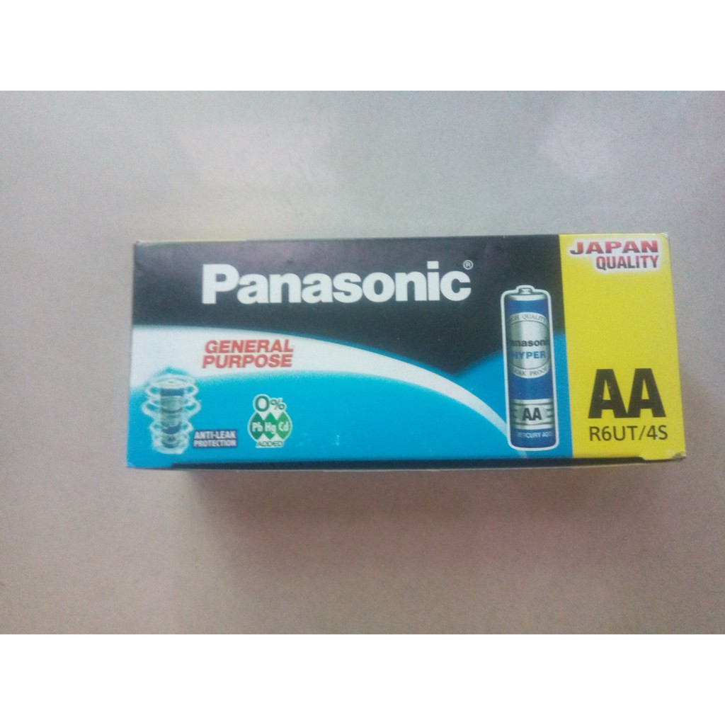 [Màu xanh] Pin tiểu lớn 2A Panasonic. Hộp 60 viên. Pin chính hãng