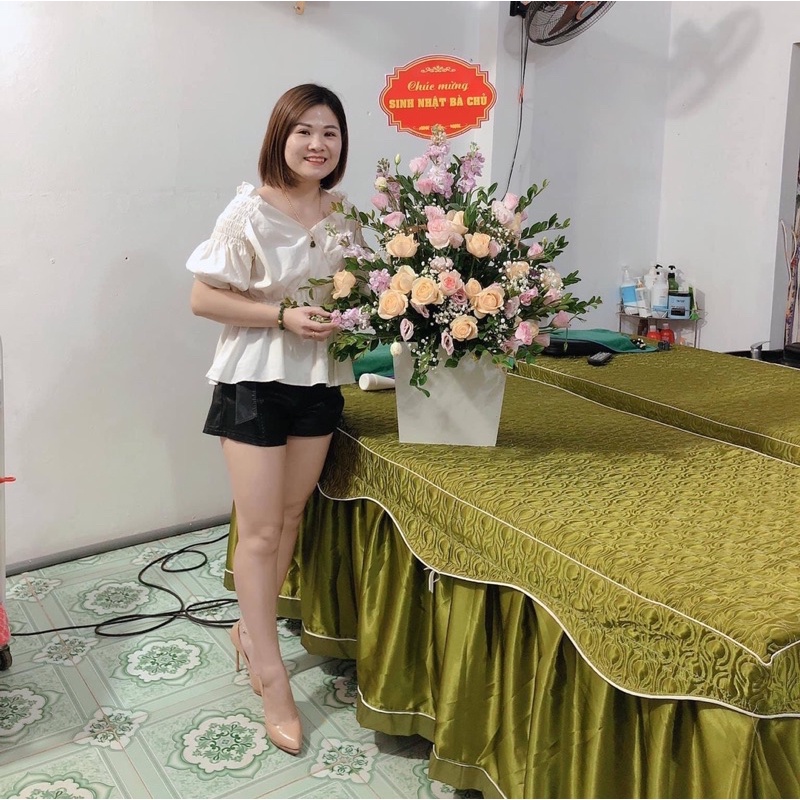 GA Trải giường SPa + vỏ gối đầu ag