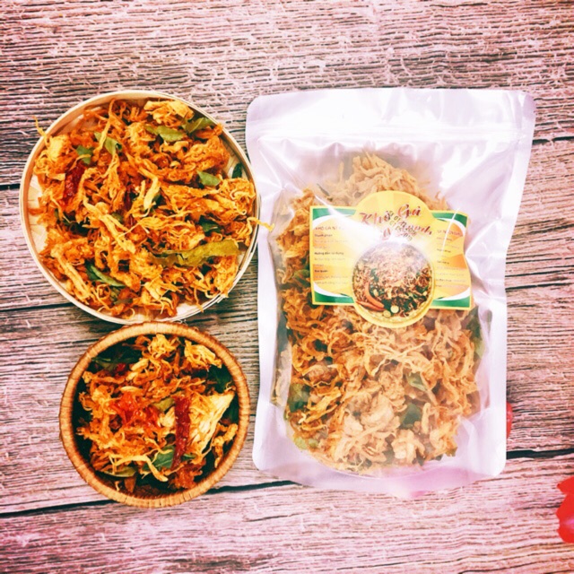 500GR KHÔ GÀ LÁ CHANH SẠCH