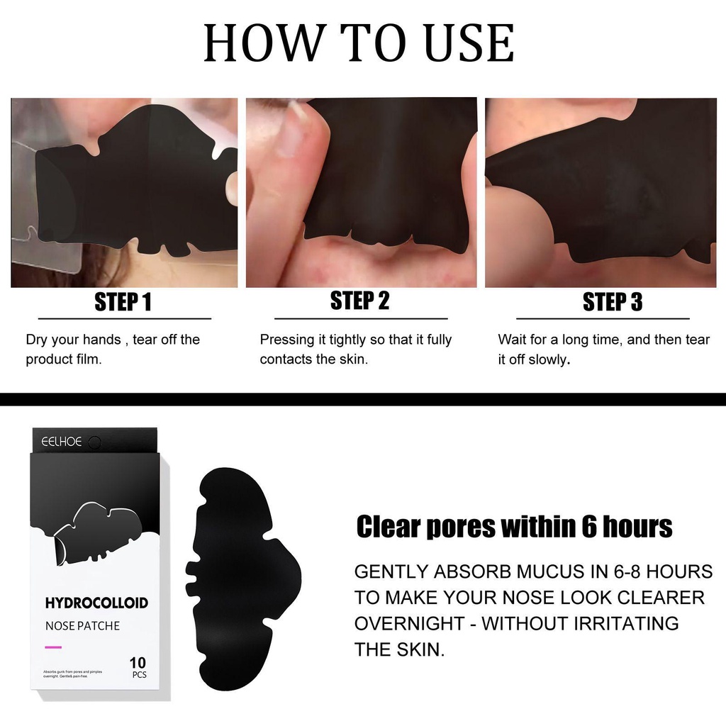 Set 10 Mặt Nạ Bùn Khoáng Lột Mụn Đầu Đen Làm Sạch Sâu Lỗ Chân Lông