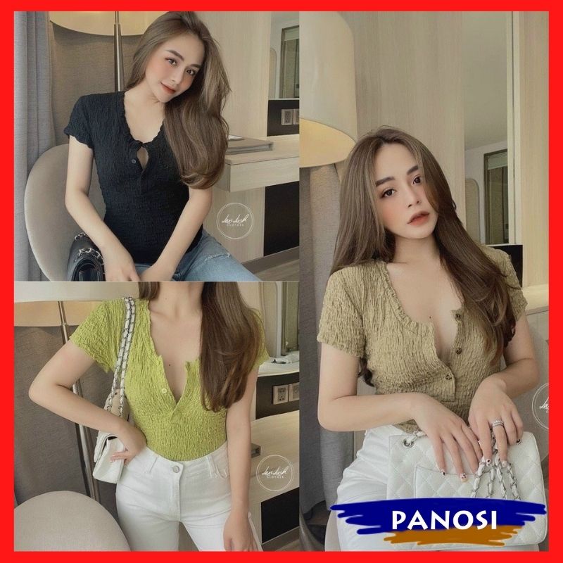 Áo croptop nữ áo phông nữ chất xốp cao cấp thoáng mát mùa hè phong cách hàn quốc - Mã A601