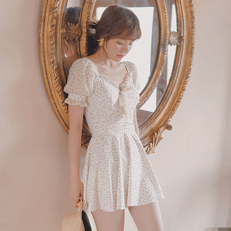 Bikini Hở Lưng Họa Tiết Chấm Bi Phong Cách Retro Wnrc01 | BigBuy360 - bigbuy360.vn