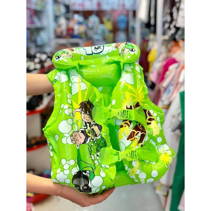 Áo phao bơi trẻ em hình người nhện, ô tô, siêu nhân ... nguyên hộp xịn đẹp