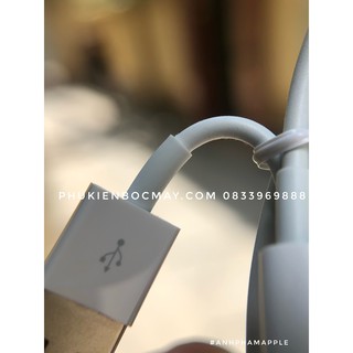 [Chính hãng]COmbo Cáp Sạc Vuông Iphone Chấm Xanh Bóc Máy zin 100%