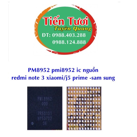 PMi 8952 IC Nguồn Redmi Note 3 Xiaomi - J5 Prime Sam sung