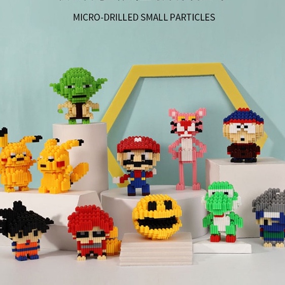 Đồ chơi Mô hình lắp ghép ráp hoạt hình dễ thương