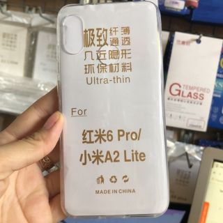 Ốp lưng dẻo xiaomi mi 6 pro / mi A2 lite