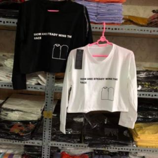 Km Áo croptop tay dài (kèm ảnh thật) hàng chọn
