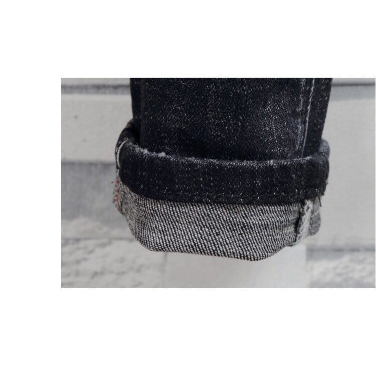Quần Jeans Skinny Lưng Vừa Phong Cách Hàn Quốc Cho Nam Giới