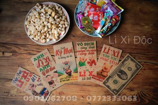 [ COMBO 500 CÁI ] LÌ XÌ ĐỘC TẾT