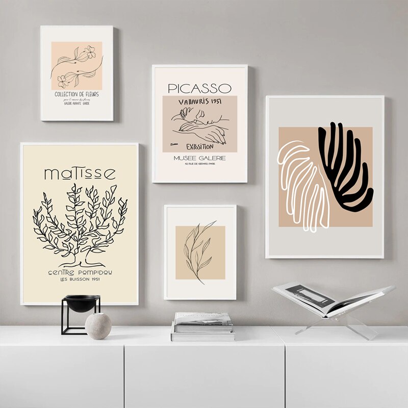 Tranh Vải Bạt Treo Tường In Hình Cô Gái Picasso Trang Trí Phòng Khách
