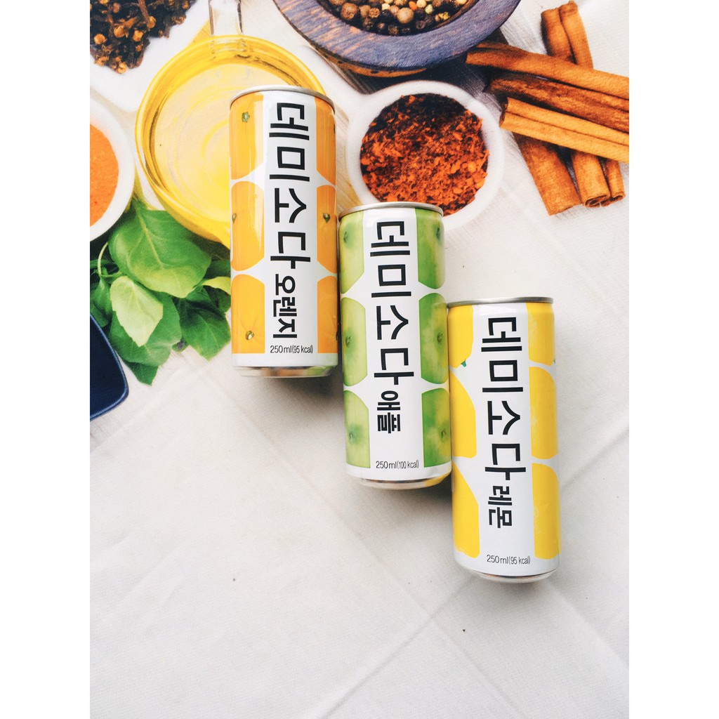 NƯỚC SODA HÀN QUỐC 3 VỊ 250ml