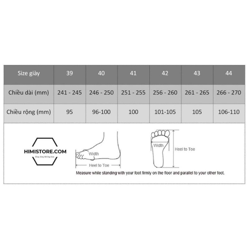 Dép bigsize siêu xinh
