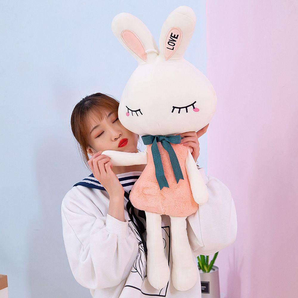 Đồ chơi nhồi bông Hình Thỏ Dễ Thương Trang Trí Giáng Sinh