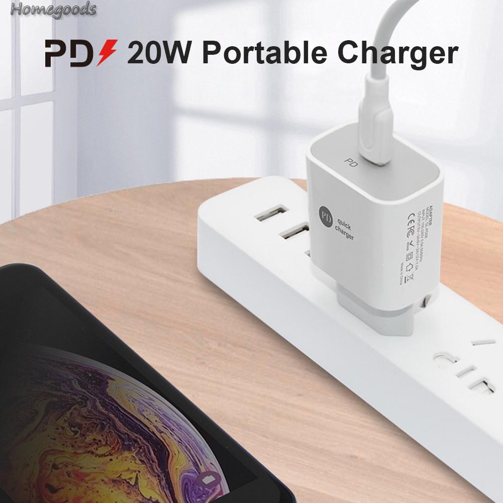 Củ Sạc 20w Pd Usb Type C Cho Iphone 12