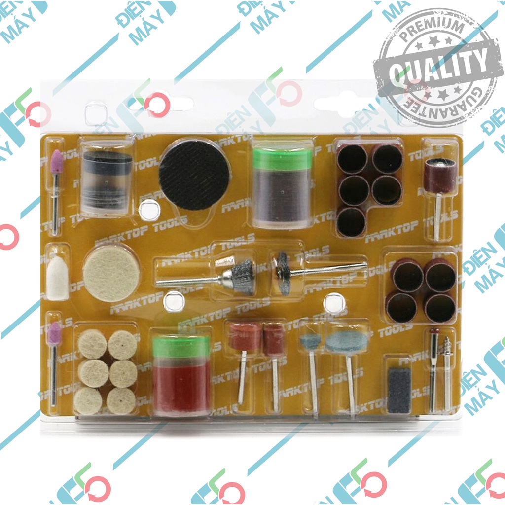 DMF5 Bộ 105 chi tiết đánh bóng, mài, cắt cho máy mài khuôn trục 3mm