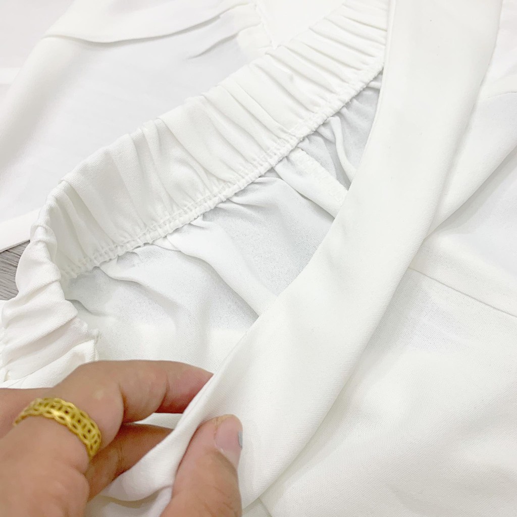 Set Bộ Sơ Mi Đũi Trắng Mix Quần Trắng ❤️FREESHIP❤️ Set Nữ Chất Mềm Mịn - TT115M089 | BigBuy360 - bigbuy360.vn