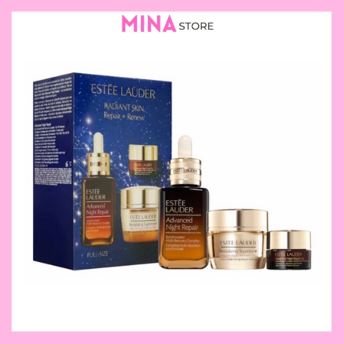 Estee Lauder serum kem dưỡng kem mắt 20ml 7ml 5ml MINA STORE MP9 combo 3 sản phẩm