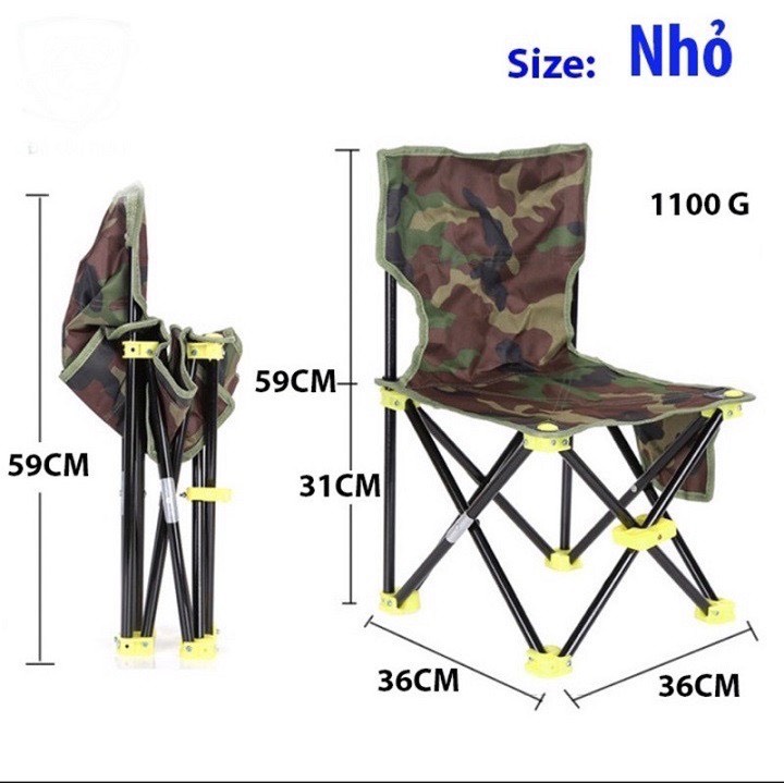 Ghế câu cá, câu đài, ghế xếp dã ngoại gấp gọn tiện lợi | BigBuy360 - bigbuy360.vn