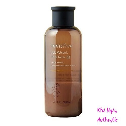 Nước cân bằng chăm sóc da từ tro núi lửa innisfree Jeju Volcanic Pore Toner 2X