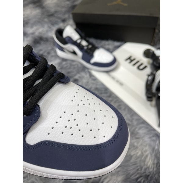 giầy thể thao sneaker low retro navy xanh than cổ ngắn HOT (ảnh thật + full box)