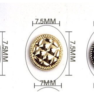 charm nail ánh đồng gắn móng tay