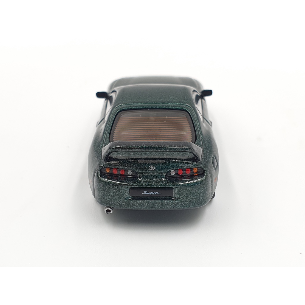 Xe Mô Hình Toyota Supra (JZA80) Dark Green Peart Metallic LHD 1:64 Mini GT (Dark Green)