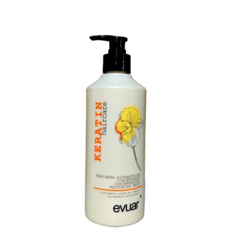 Kem ủ Tóc Phục Hồi Keratin Evuar 518ml