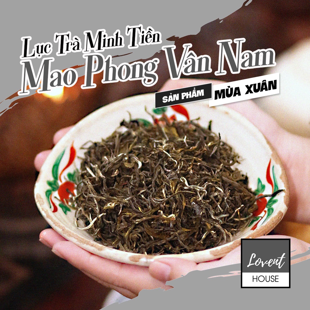 Trà Xanh Mao Phong Vân Nam - Lục Trà đậm đà thanh mát hậu ngọt 100g - trà xuân 2021 [Lovent House]