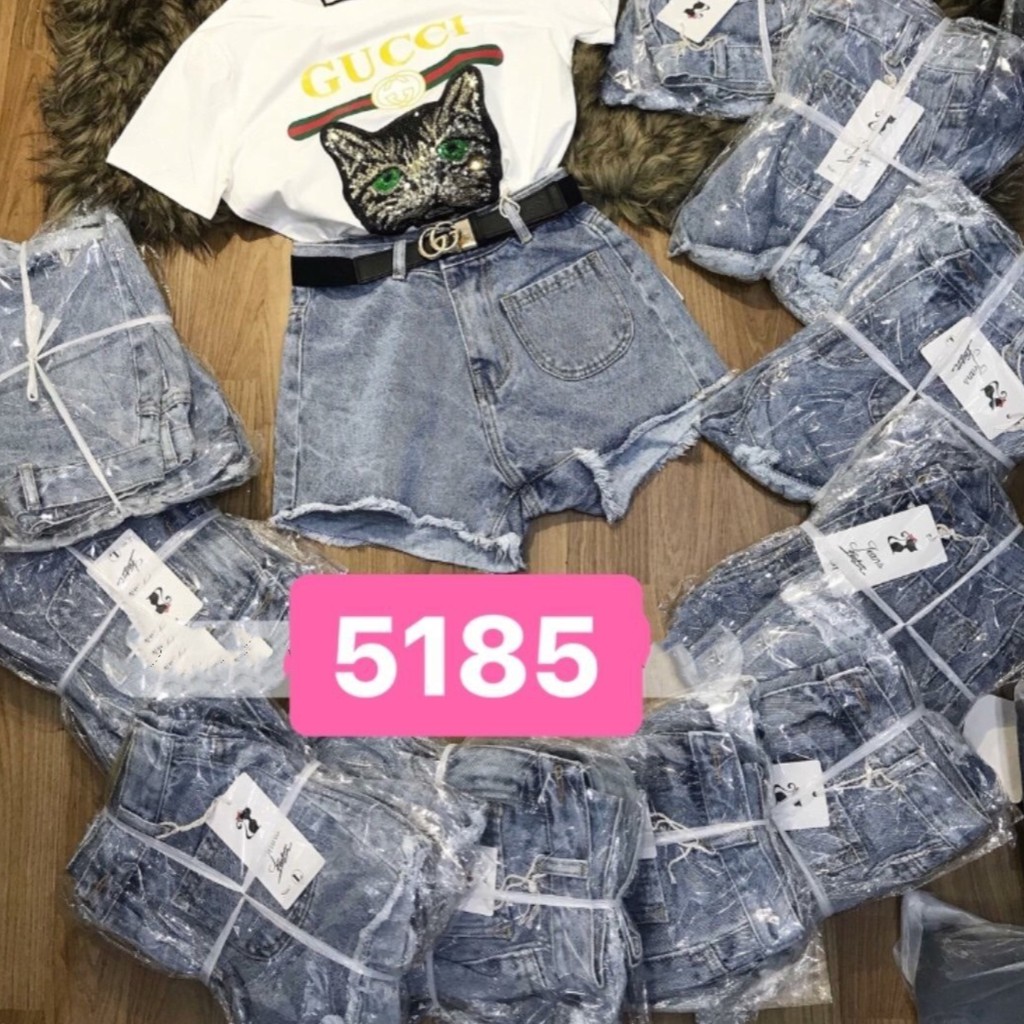 QUẦN SHORT JEAN NỮ TÚI KIỂU BẦU SỐ 4333 ( HÌNH THẬT )