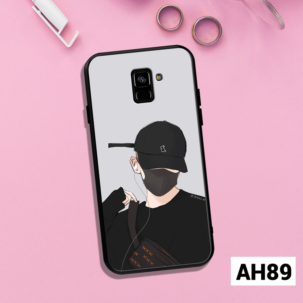 Ốp lưng Samsung Galaxy A6 2018 - A6 Plus - A8 2018 - A8 Plus in hình chibi thần tượng BTS