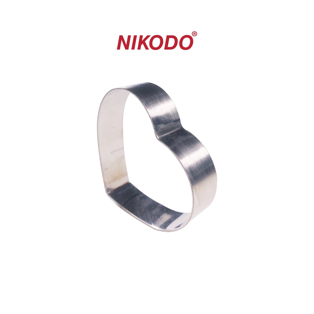 Khuôn trái tim Nikodo làm yến tinh chế, cắt bánh, nhấn cookie bằng inox không gỉ, an toàn vệ sinh thực phẩm