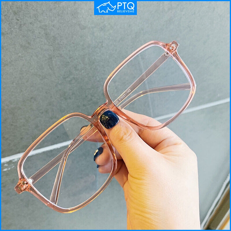 Mắt Kính Gọng Vuông Lớn Chống Ánh Sáng Xanh Thời Trang Phong Cách Hàn Quốc Cho Nam Và Nữ