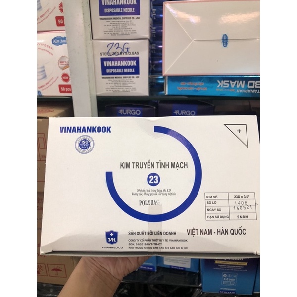 ❤ KIM CÁNH BƯỚM 23G 25G VINAHANKOOK, KIM TRUYỀN TĨNH MẠCH CÁNH BƯỚM 23G,25G VINAHANKOOK trẻ em,người lớn